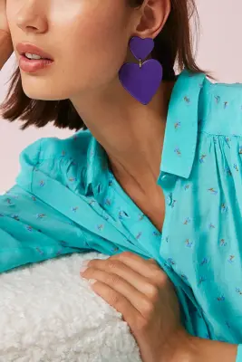 chemise tonia turquoise — photo 2