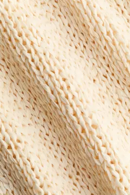 Débardeur en maille texturée - Jaune clair — photo 4