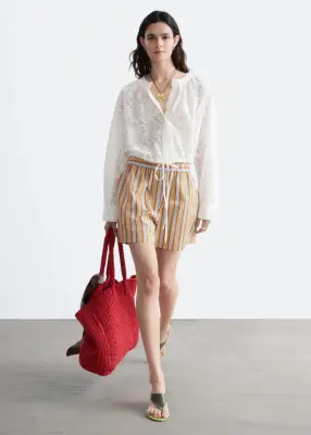 Blouse en dentelle - Blanc — photo 2