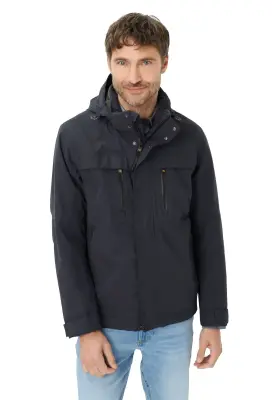 CAMEL ACTIVE VESTE Waterproof GRANDE LONGUEUR Marine — photo 5