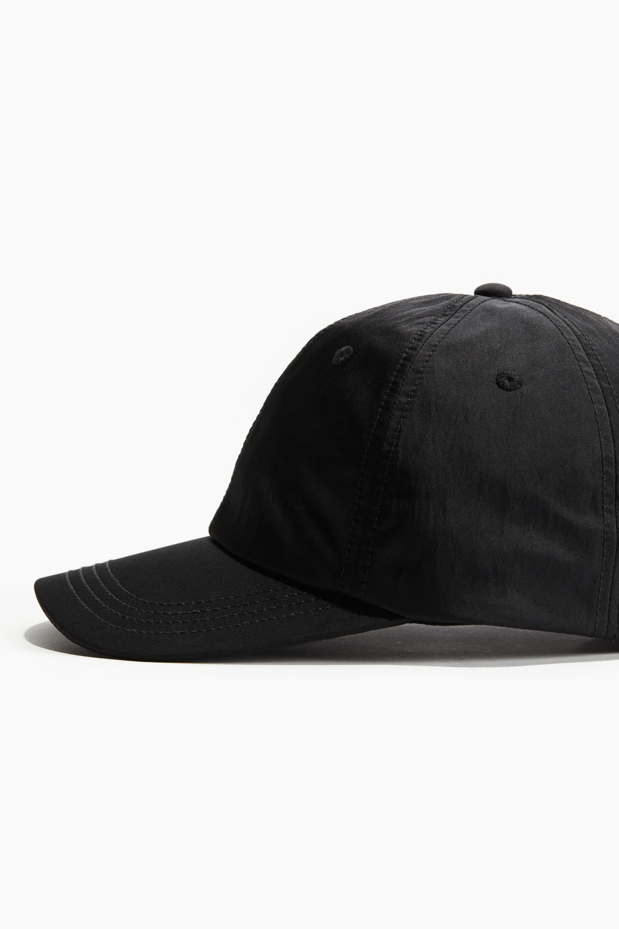 Casquette en twill de coton - Noir