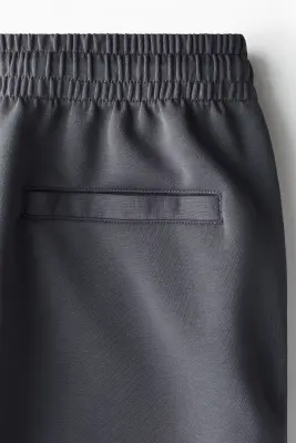 Short Relaxed Fit en interlock - Gris foncé — photo 5
