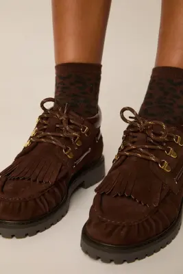 Low boots bateau Wyatt Choco — photo 4