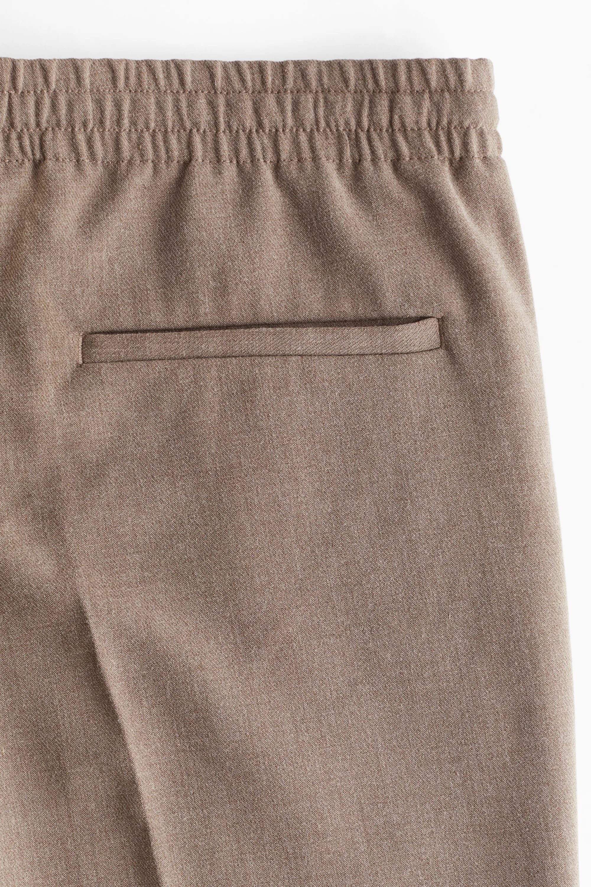Pantalon Relaxed Fit - Beige chiné
