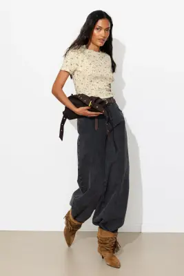 T-shirt pointelle Femme — photo 3