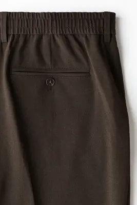 Pantalon Relaxed Fit - Marron foncé — photo 4