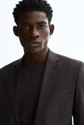 Veste Slim Fit - Marron foncé — photo 1