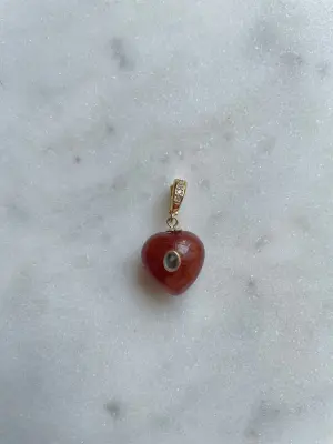 Nouveau ! ROOM SERVICE JEWELRY Pendentif Charm Coeur Valentina