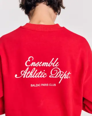 Sweat-shirt Virgile Ensemble rouge — photo 4