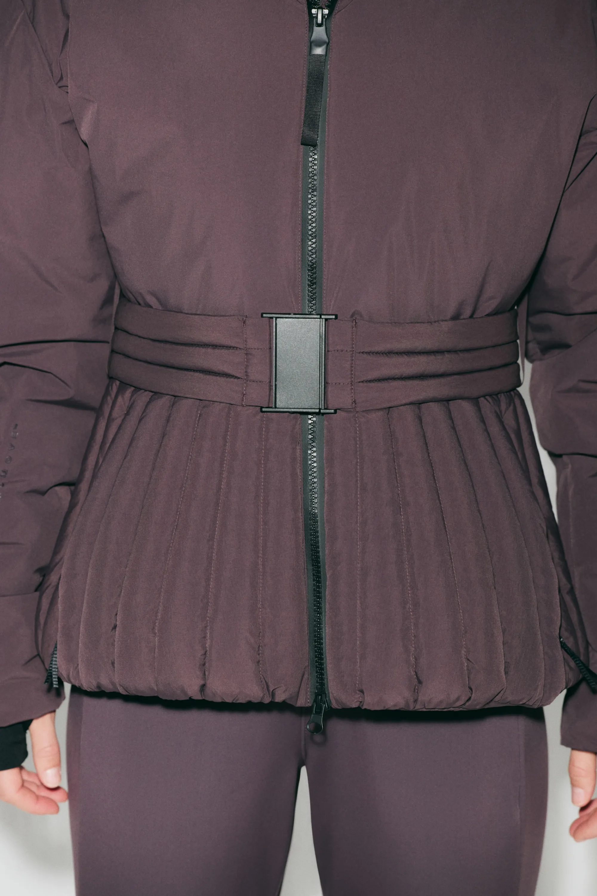 Veste de ski matelassée ThermoMove™ - Violet aubergine