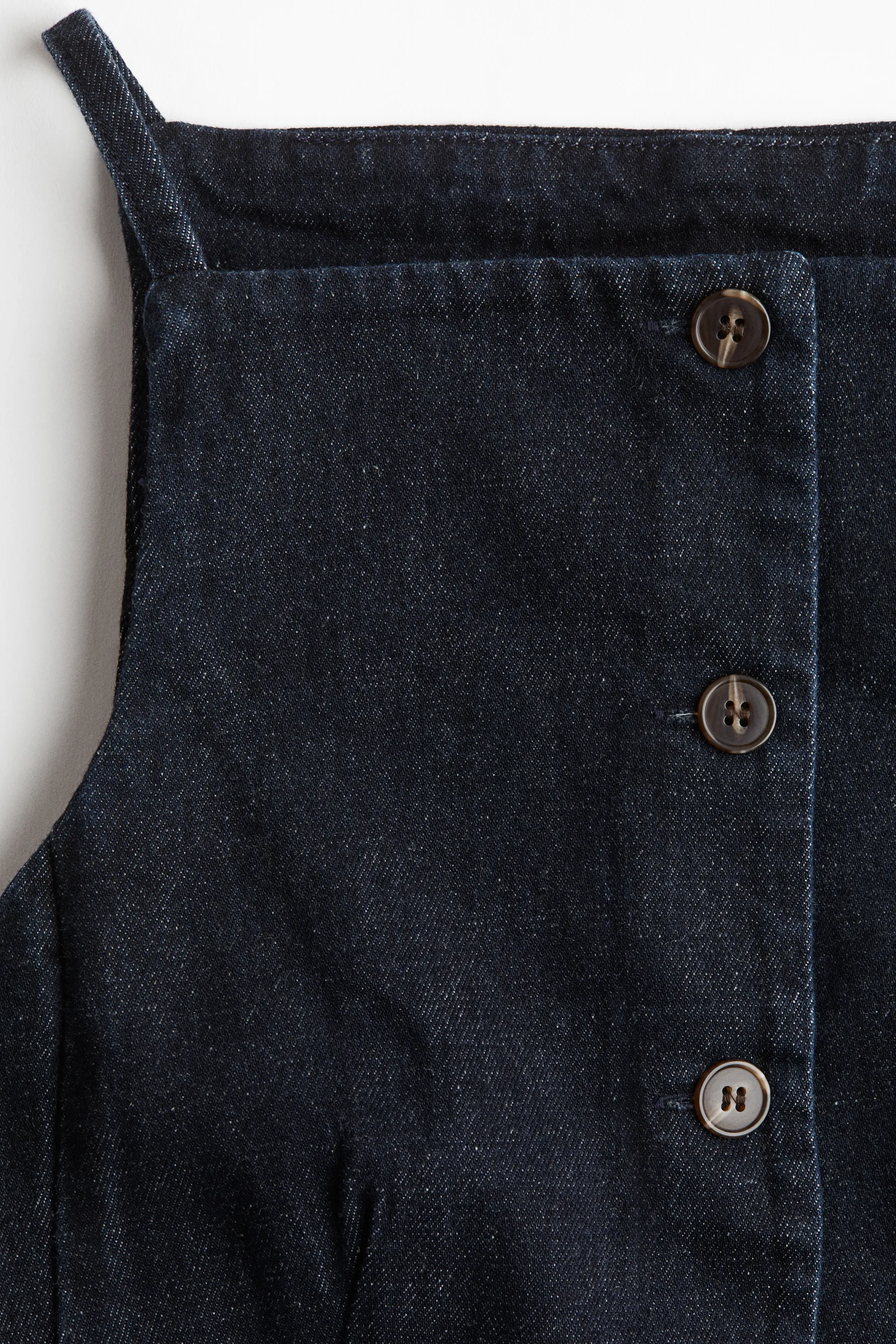Tailored denim waistcoat - Bleu denim foncé