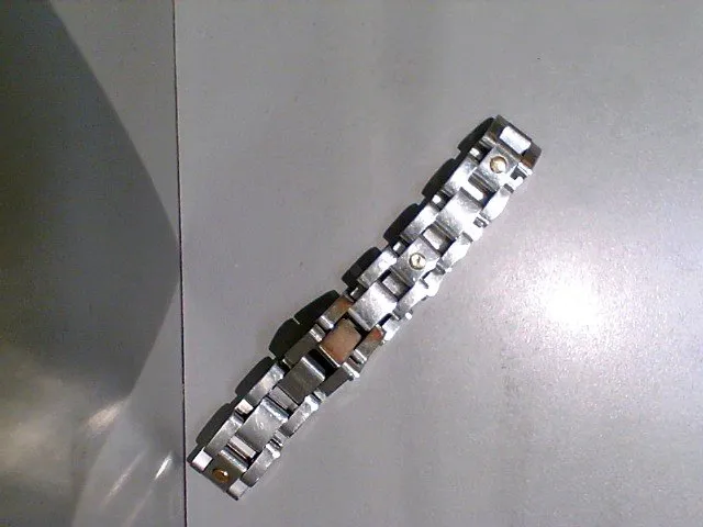 Bracelet acier avec or