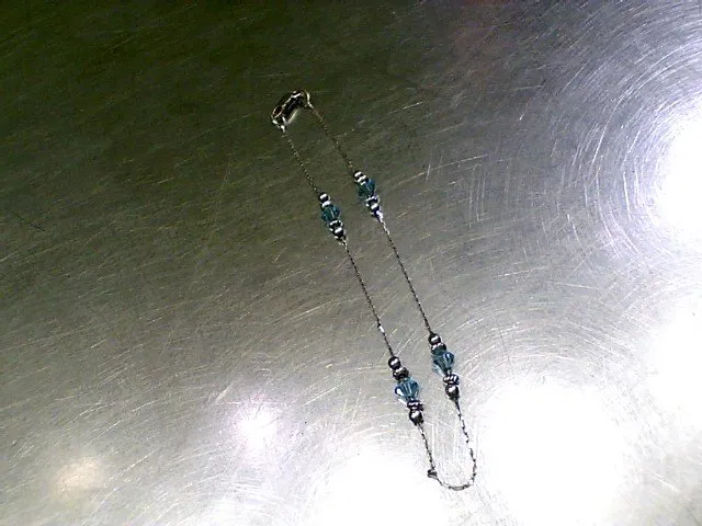 Bracelet blanc lapis laziuli