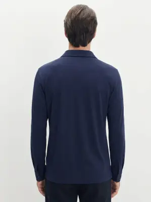 Chemise en coton organique et élasthanne — photo 2
