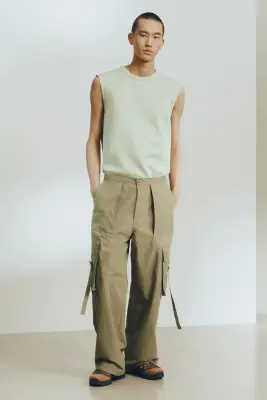 Débardeur Loose Fit en scuba - Vert clair — photo 2