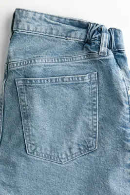 MAMA Straight Ankle Jeans - Bleu denim — photo 2