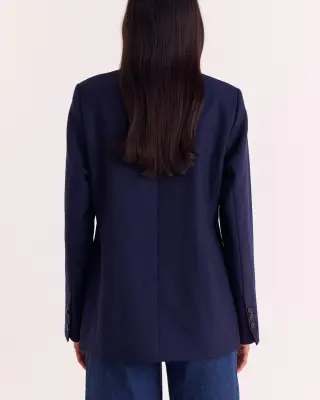 Veste Judith bleu encre — photo 4