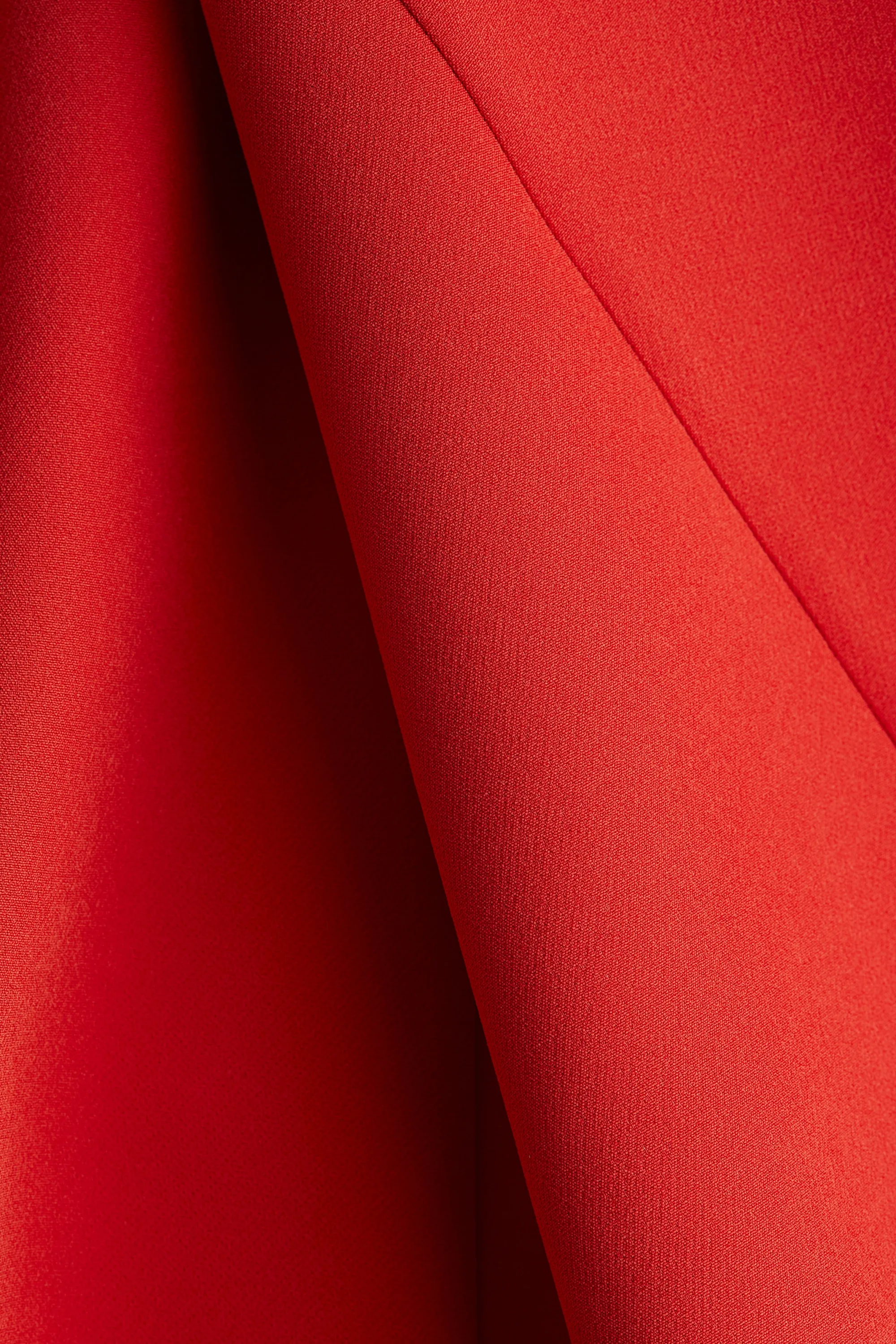 Robe avec jupe évasée - Rouge
