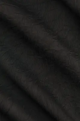 Robe à effet drapé - Noir — photo 4