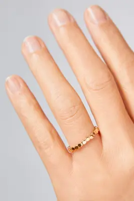 BAGUE REINE - Or jaune 18 carats — photo 2