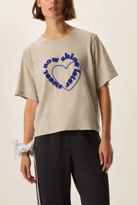 Tee-shirt Jolie Gris Chine — photo 1