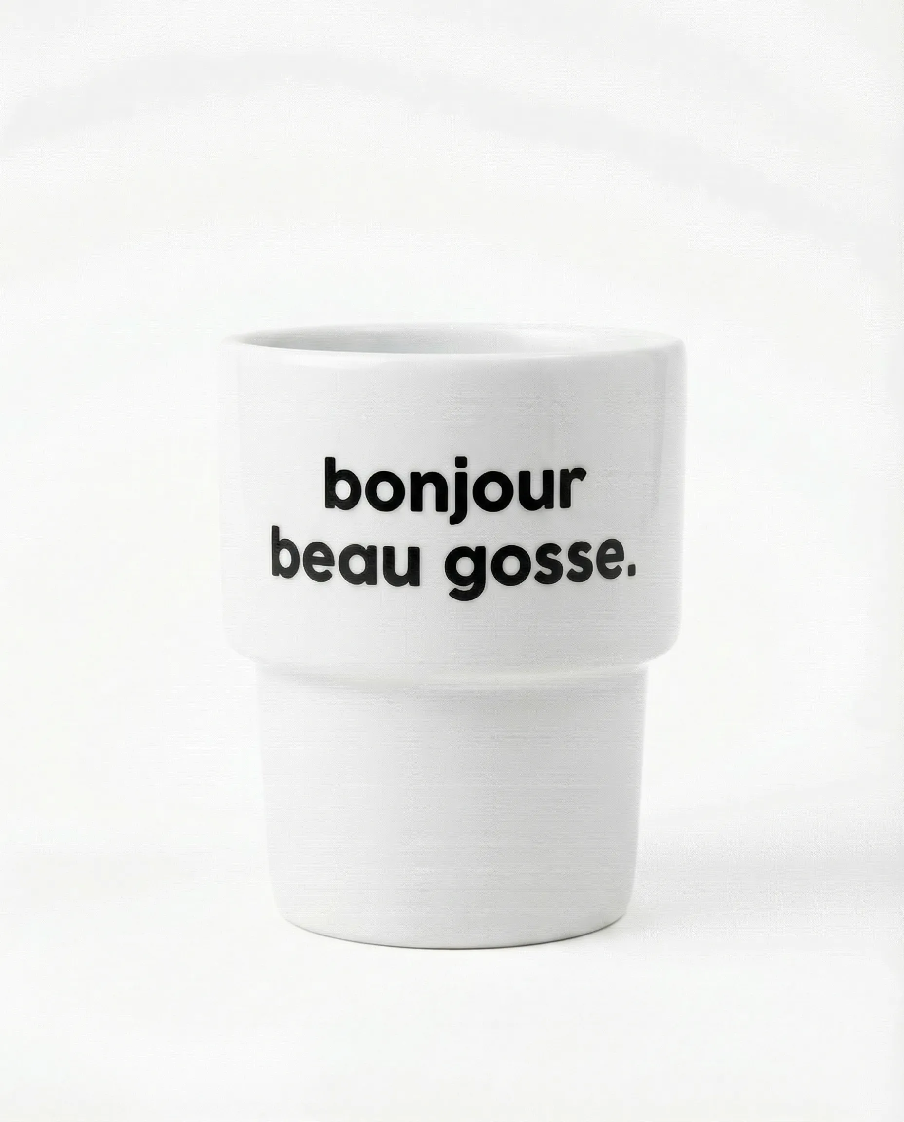 Gobelet Bonjour Beau Gosse - Félicie Aussi