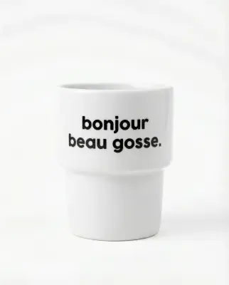 Gobelet Bonjour Beau Gosse - Félicie Aussi — photo 1
