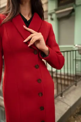 Fayette Coat - Red — photo 5