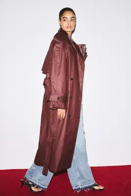 Trench-coat KW - Marron foncé — photo 3
