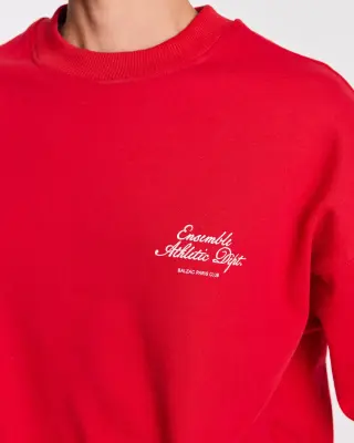 Sweat-shirt Virgile Ensemble rouge — photo 2