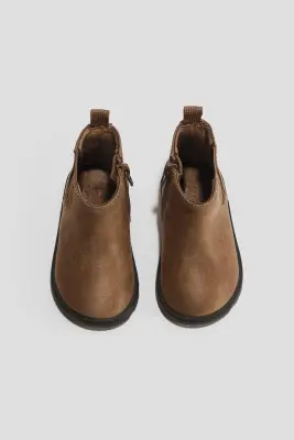 Bottines Chelsea - Beige foncé — photo 1