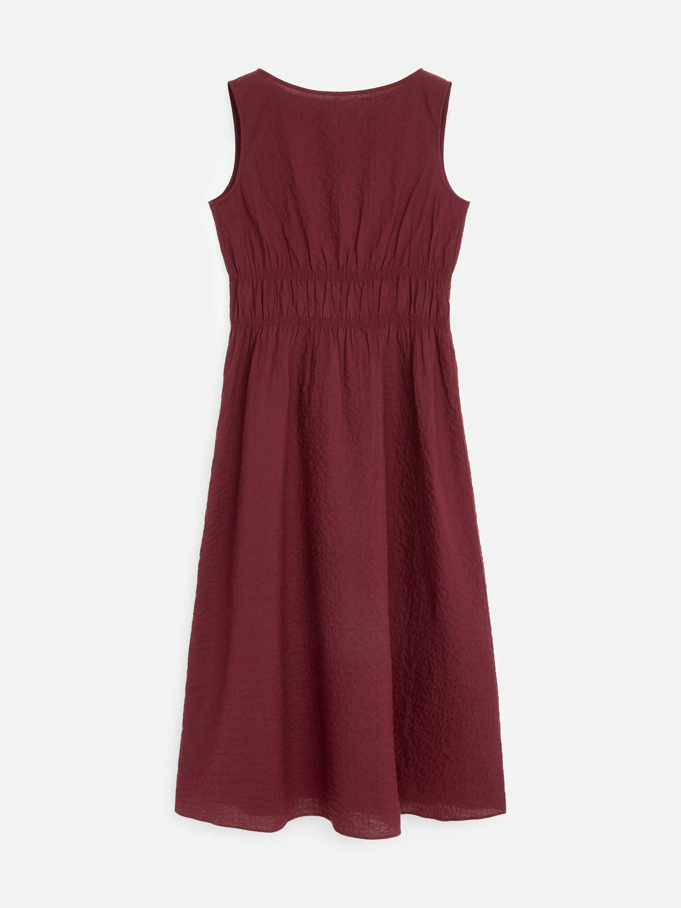 Robe en seersucker - Bordeaux