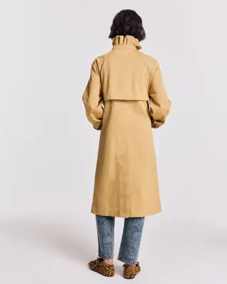 Trench Alma beige et léopard — photo 3