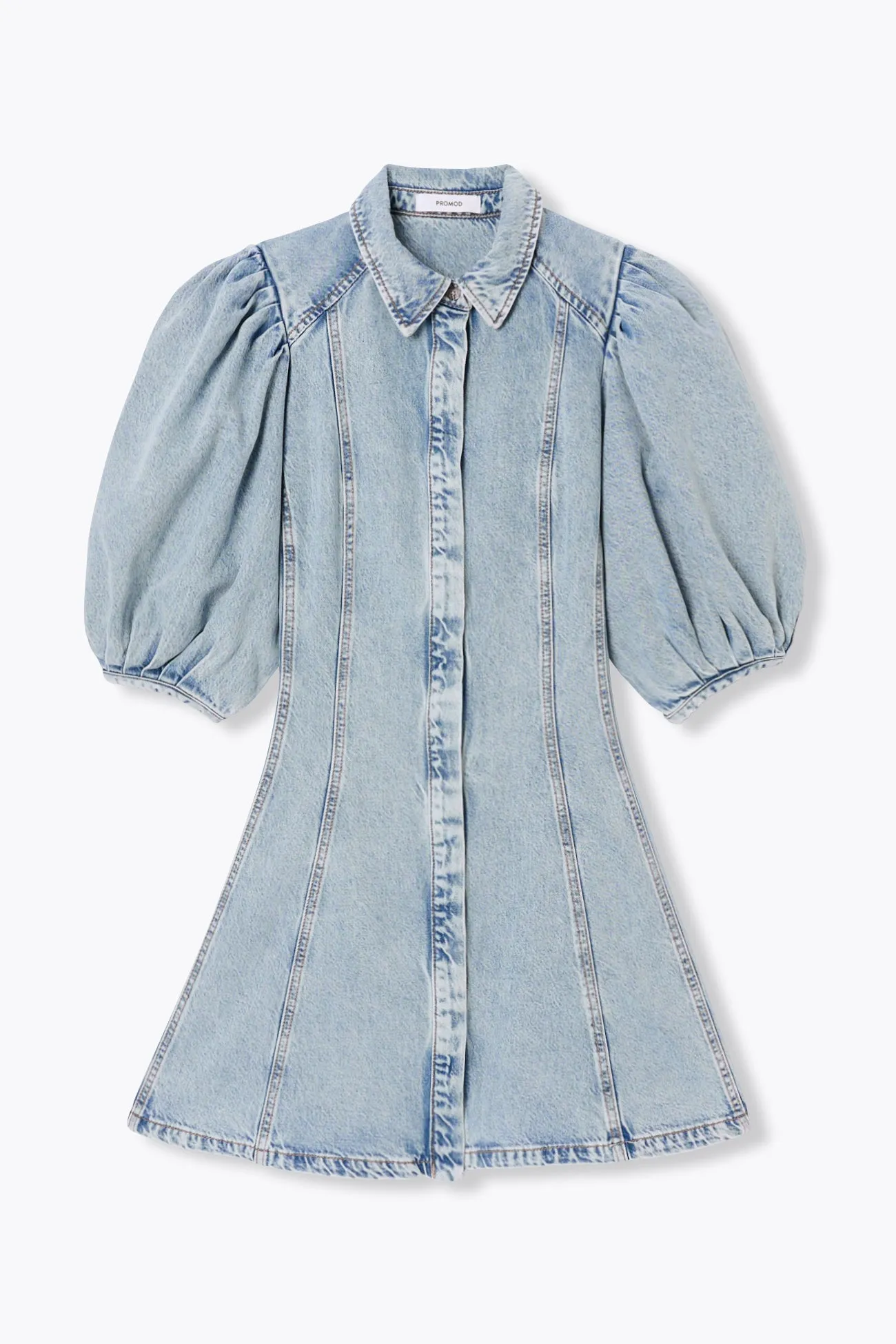Robe courte en lyocell Femme