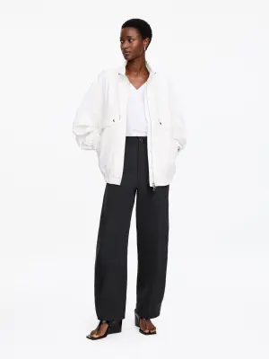Pantalon jambes barrel - Noir — photo 1