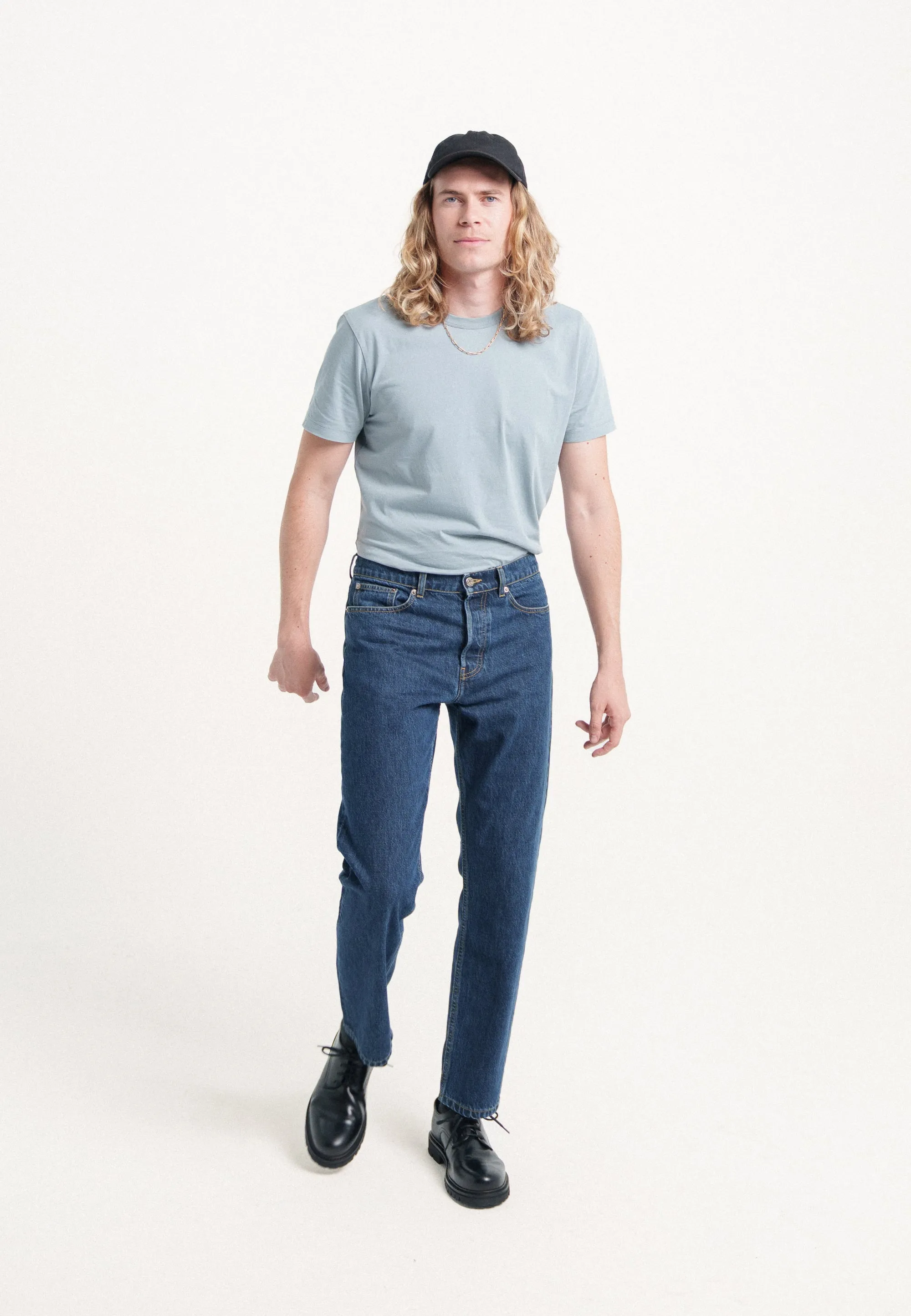 Le jean droit - Bleu stone