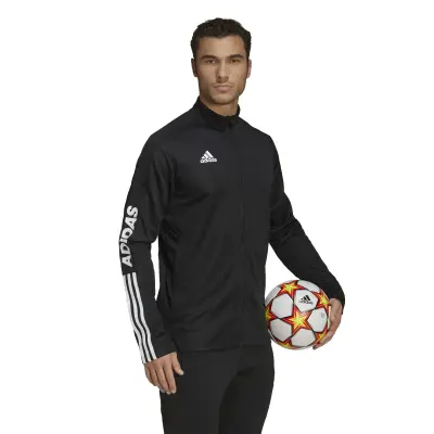 ADIDAS VESTE ZIPPEE Noir GRANDE LONGUEUR — photo 4