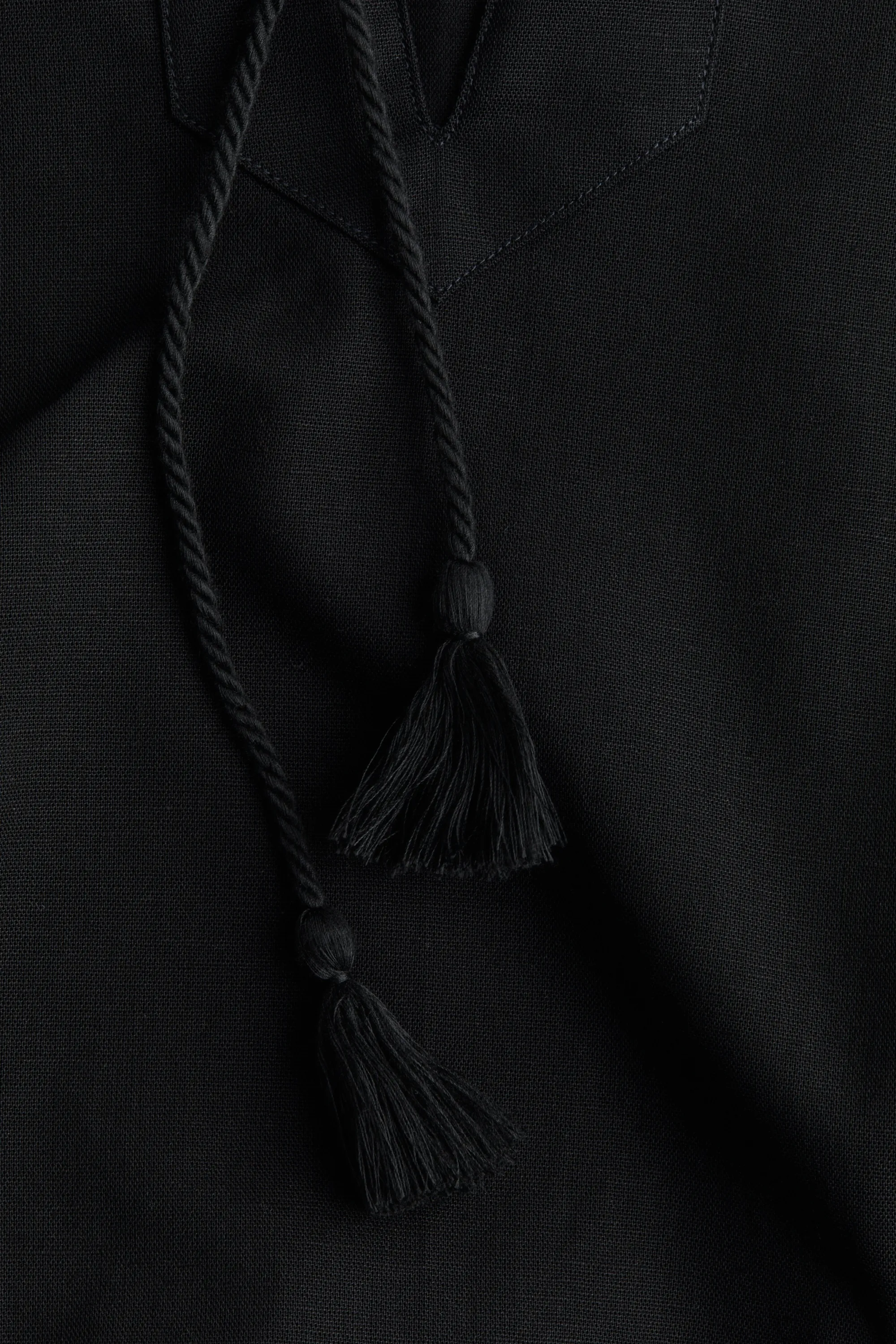 Robe avec base évasée - Noir