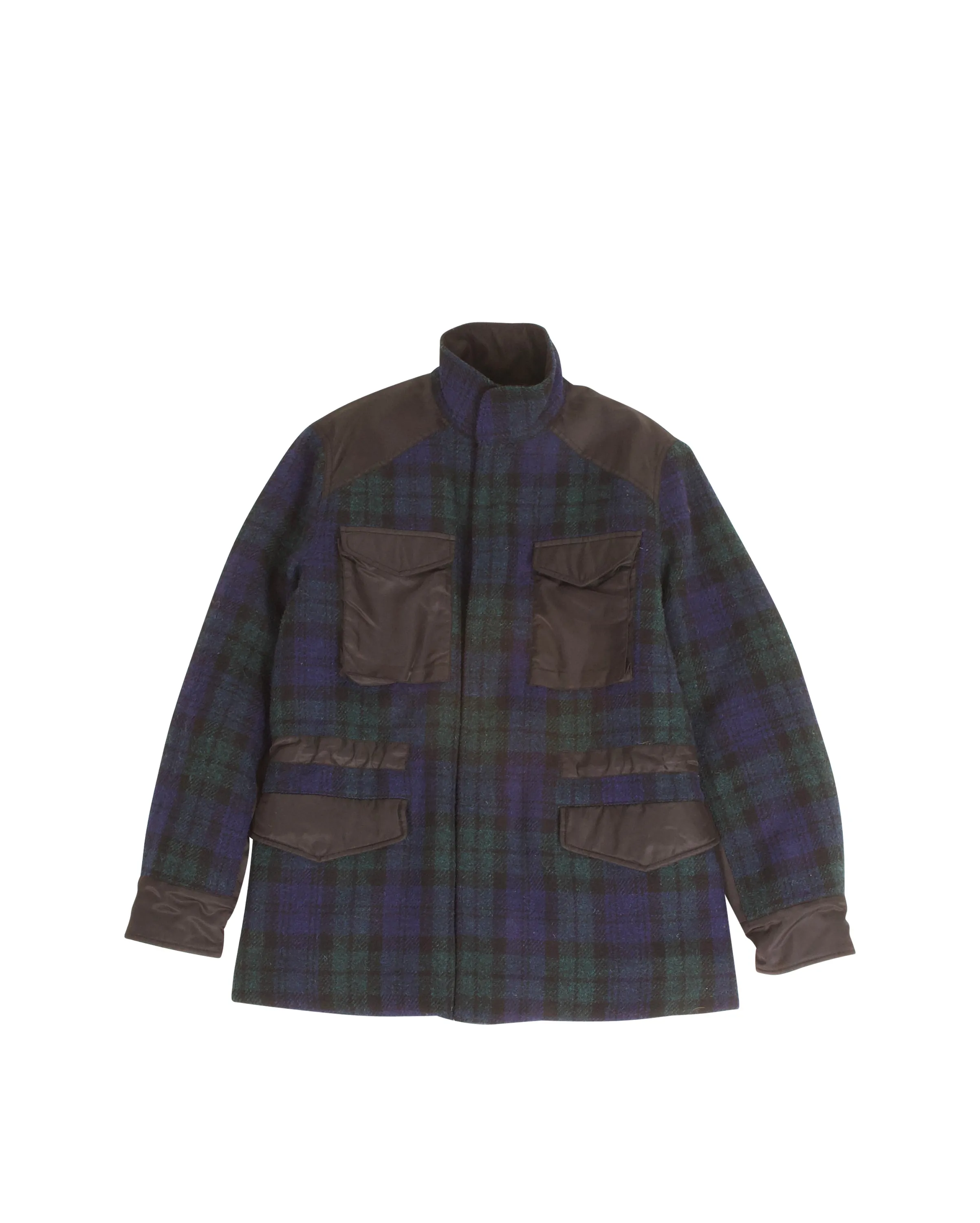 Harris Tweed M65 Wool Field Jacket Tartan