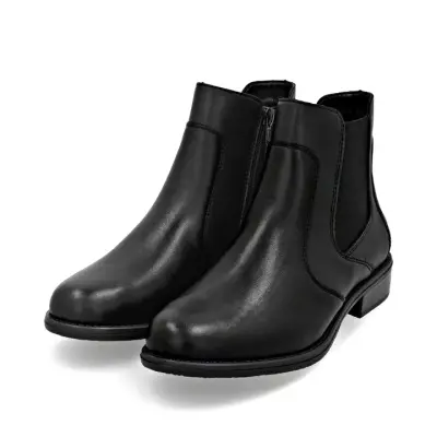 Bottines Remonte D0F70-00 Noires - Lacets Grande Pointure Femme — photo 3