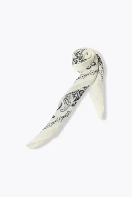 Foulard carré en laine Femme — photo 3