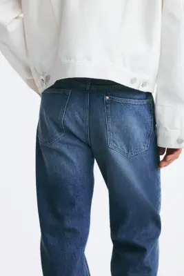 Straight Regular Jeans - Bleu denim foncé — photo 2