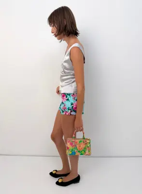 Flowers Mini Shorts — photo 5