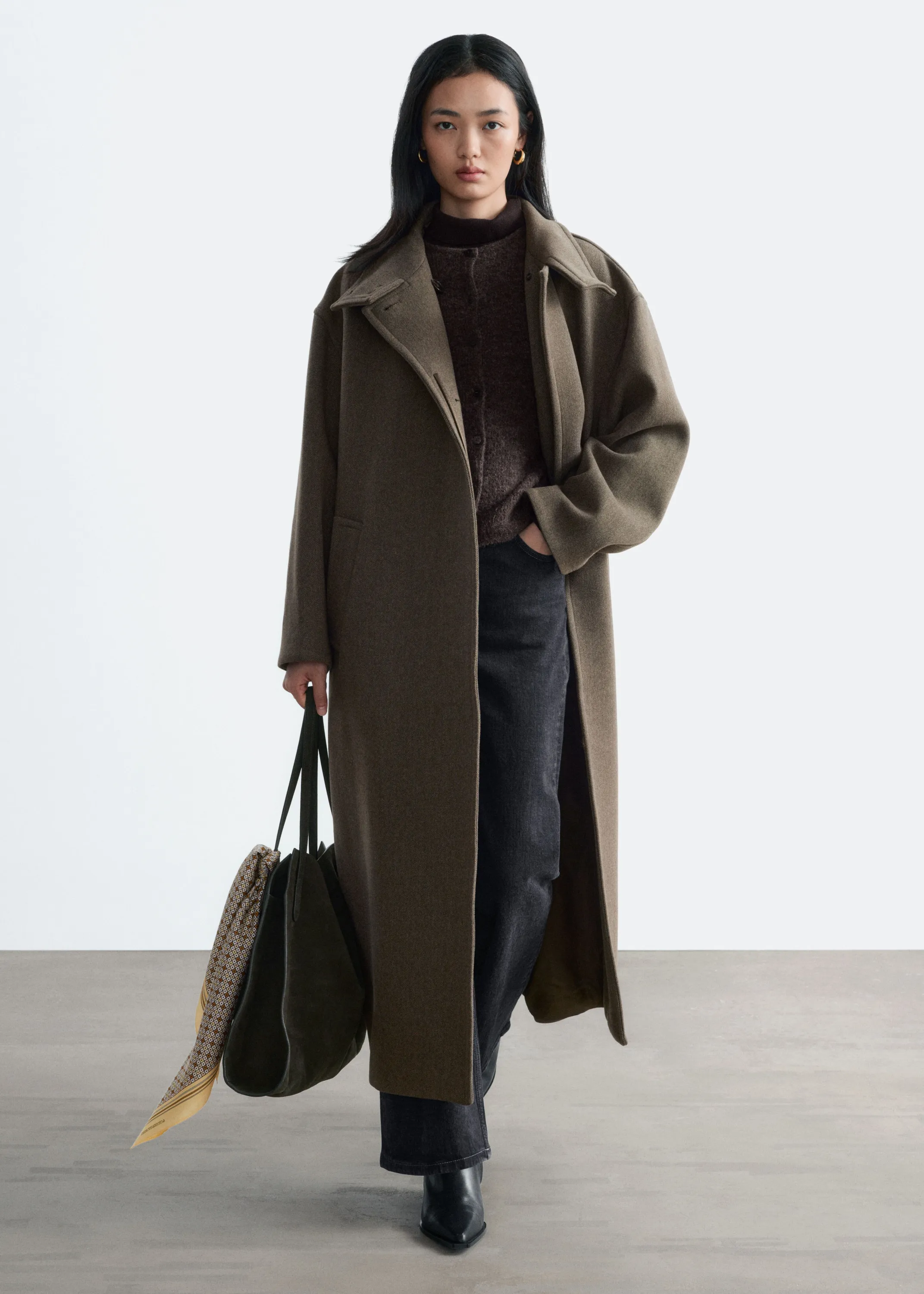 Manteau oversize - Marron Clair