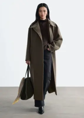 Manteau oversize - Marron Clair — photo 1