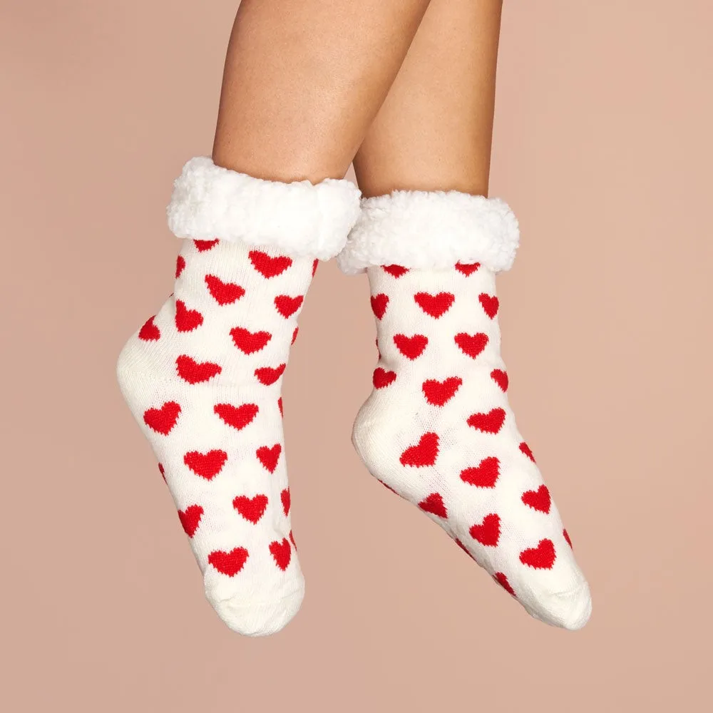 Chaussettes fourrés coeur – Coucou Suzette