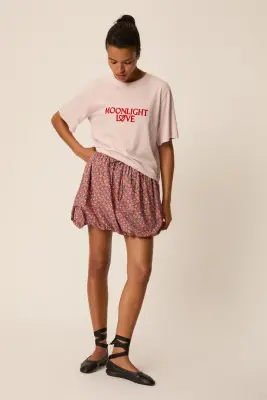 Tee-shirt Jerilyne Poudre Chiné — photo 3