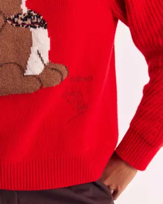 Pull Doug rouge Barbour — photo 3