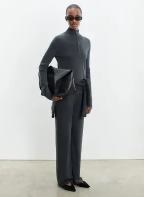 Pull en laine mérinos et élasthanne