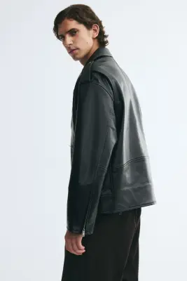 Veste de style motard - Noir — photo 4
